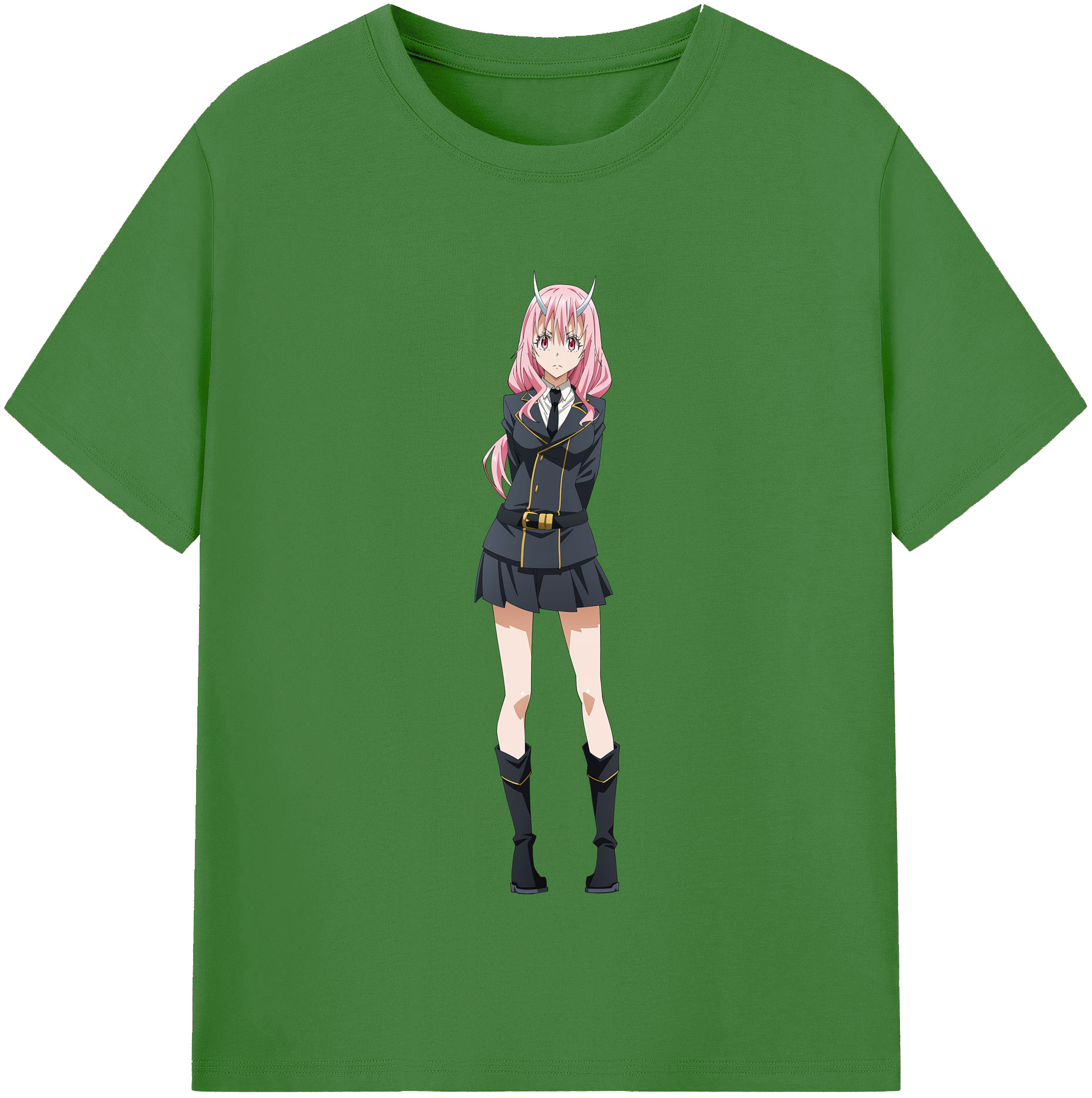 （画像用） 転スラ Regarding Reincarnated to Slime レディースカジュアルプリントTシャツ（綿100％）